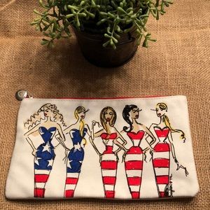 Vintage Brighton Show Your Stripes Zip Pouch